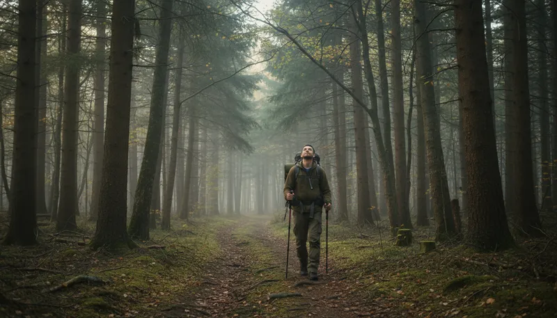Illustration of backwoods: Remote, rural areas with few people.