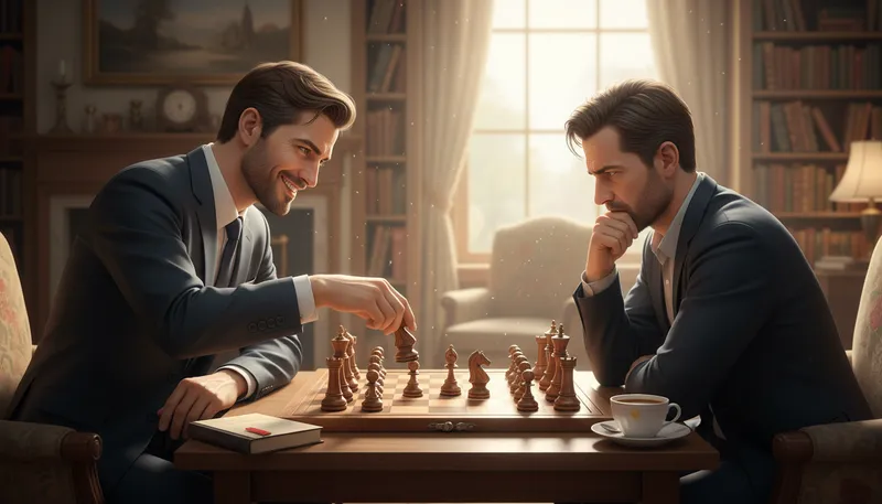 Illustration of outsmart: To gain an advantage through cleverness.