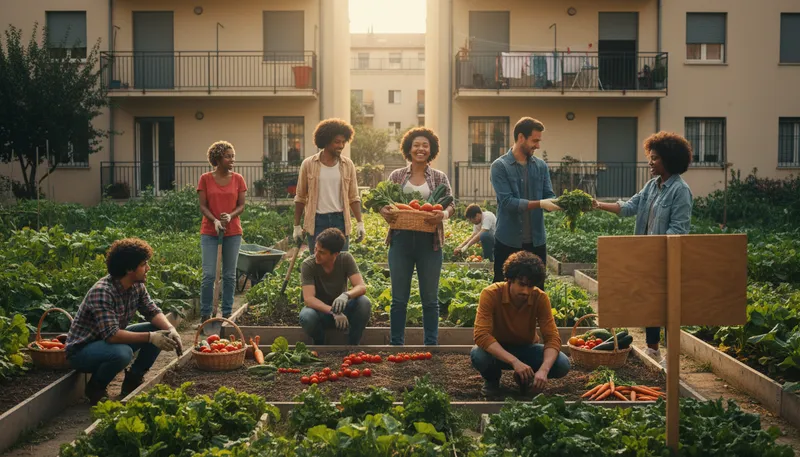Illustration of socialist: Believing in shared ownership of resources.