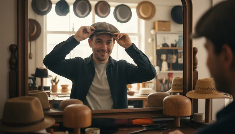 Illustration of if the cap fits: accept a role if it suits you.