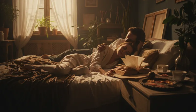 Illustration of fornication: Sexual intercourse between people not married.