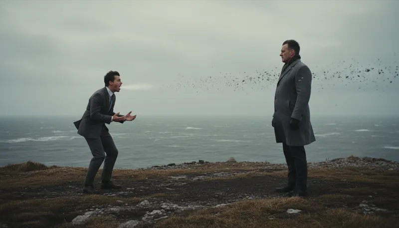 Illustration of spit in the wind: Acting in a futile manner.