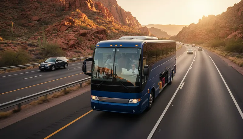 Illustration of coach: a type of vehicle for passengers