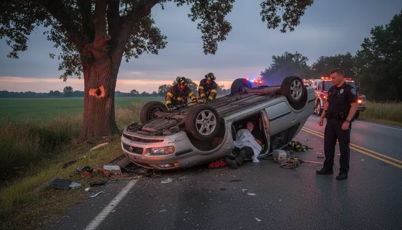 Illustration of fatally: In a way that causes death.