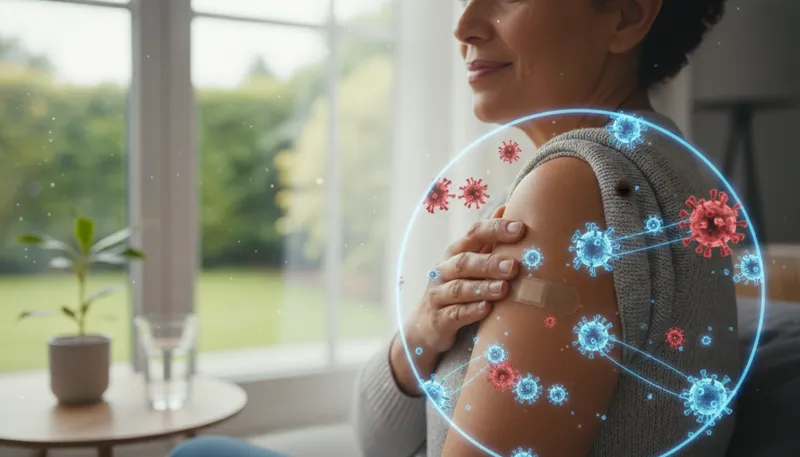 Illustration of antibody: a protein that helps fight infections