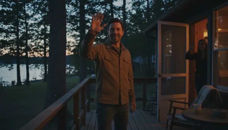 Illustration of goodnight irene: A cheerful farewell or goodbye.