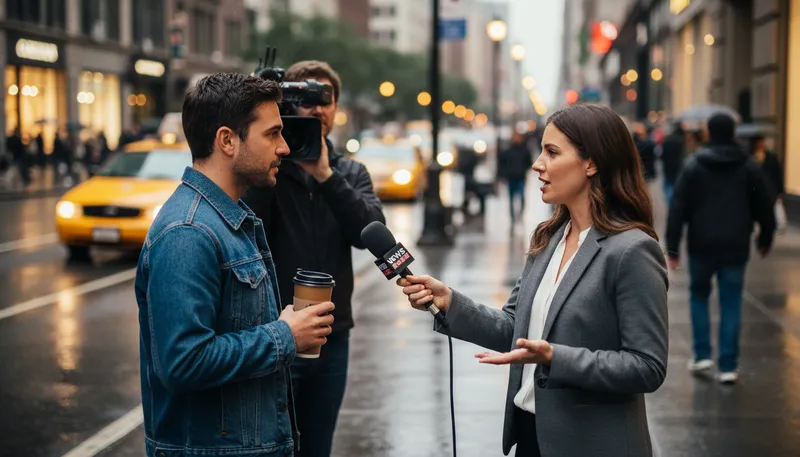 Illustration of man on the street: An average person without special knowledge.