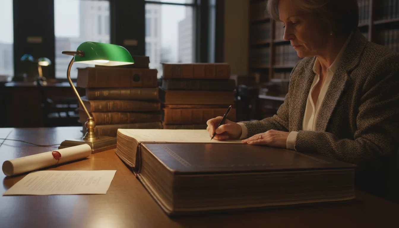 Illustration von liber: A book used for keeping public records.