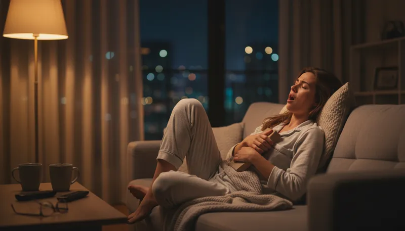 Illustration of turn in: go to bed or sleep