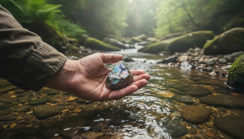 Illustration of mineral: A natural substance found in the earth.