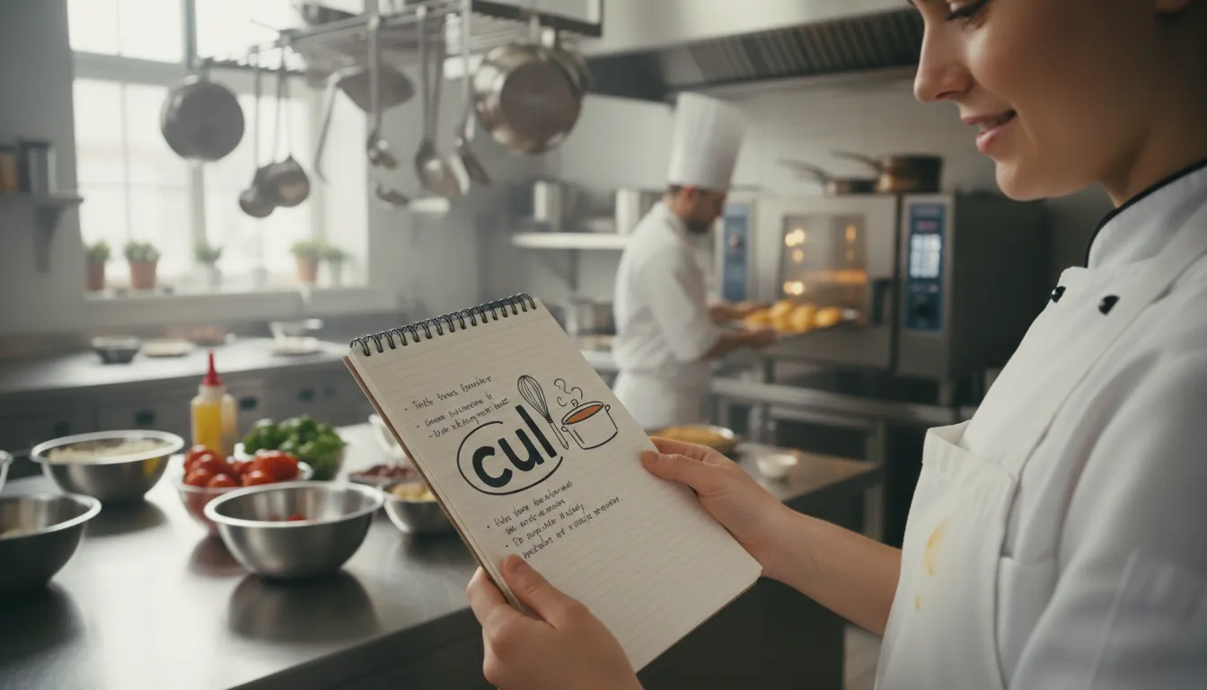 Ilustrasi cul: An abbreviation for 'cultural' or 'culinary'.