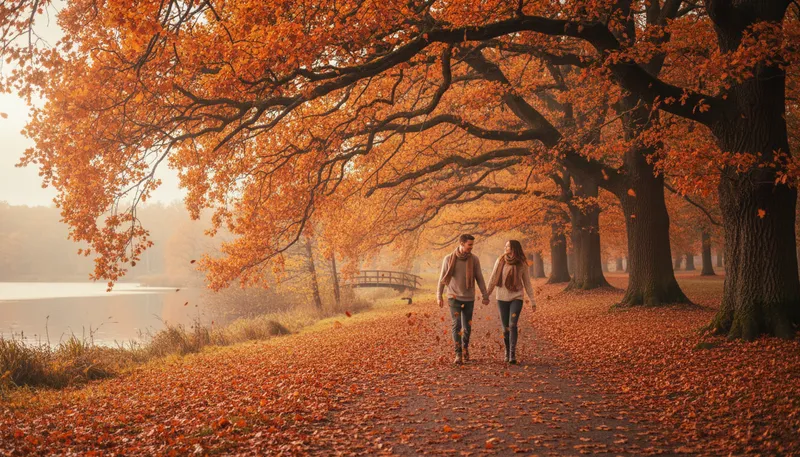 Illustration of season: A period of the year with specific weather.