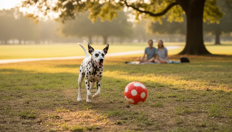 Illustration of dalmatian: A breed of dog known for black spots.