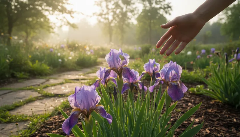Illustration of lys: A French word for lily or light.