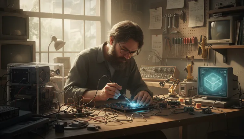 Illustration of wozniak: A surname; often associated with technology.