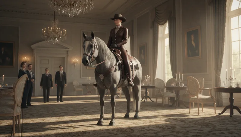 Illustration of ride tall in the saddle: to feel proud and confident.