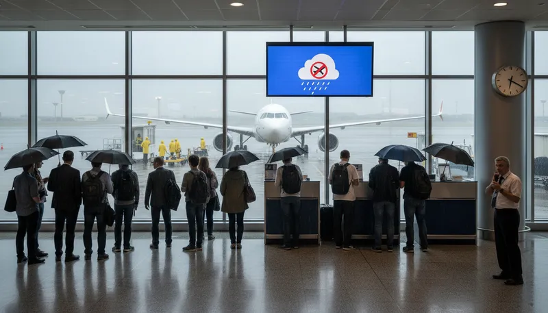Illustration of delay: To postpone or make something happen later.