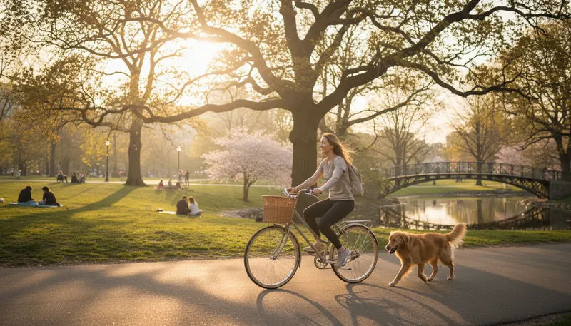 Illustration of bicycle: a vehicle with two wheels to ride