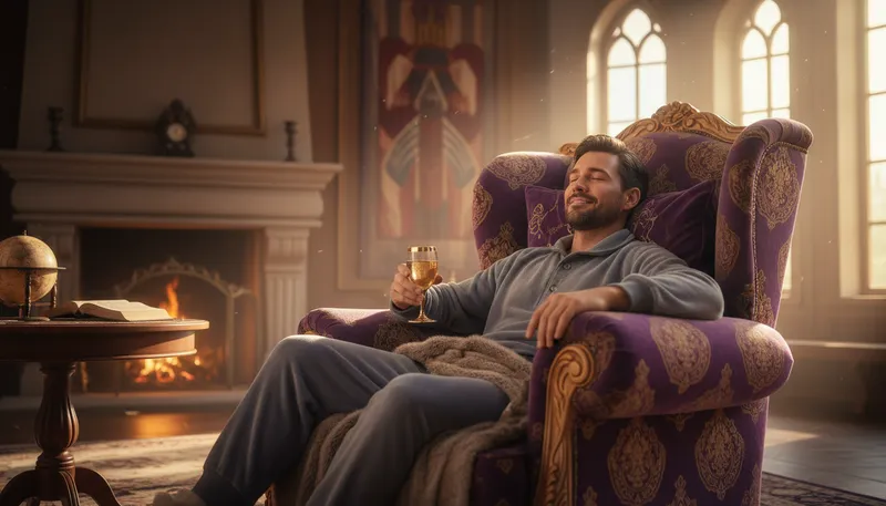 Illustration of king's cushion: A place of honor or comfort.