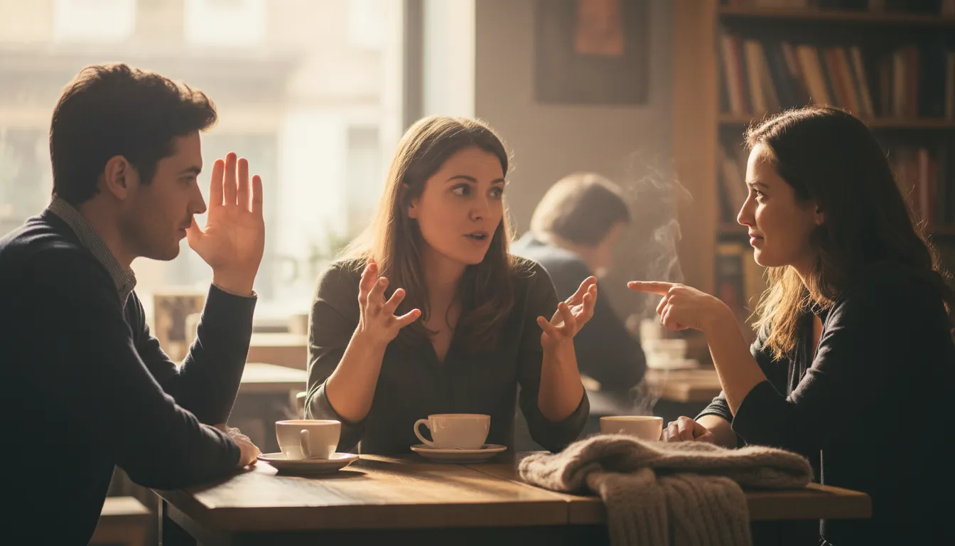 don't get someone started 的插圖：do not provoke a person to start talking