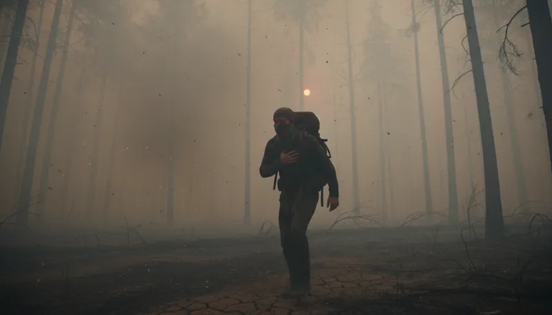 Illustration of smokey: Filled with or resembling smoke.