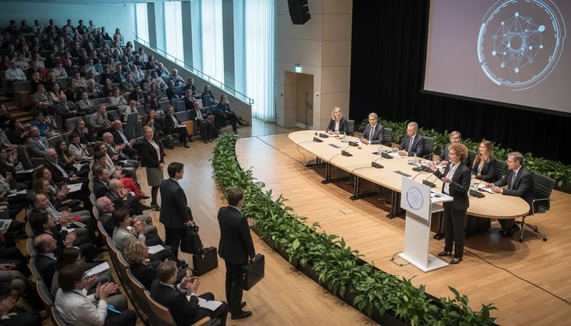 Illustration of plenary: A complete, full meeting or session.
