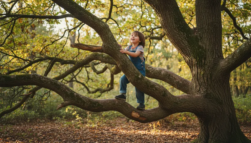 Illustration of bough: A large branch of a tree.