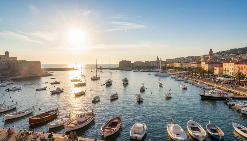 Illustration of toulon: A city in southern France.