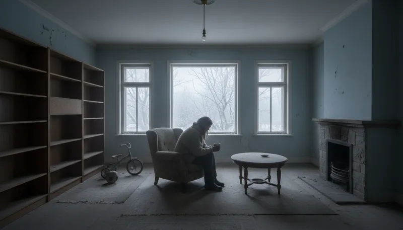 Illustration of loveless: Without love or affection.