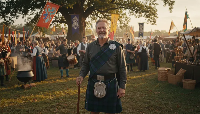 Illustration of macgregor: A Scottish surname or a famous clan.