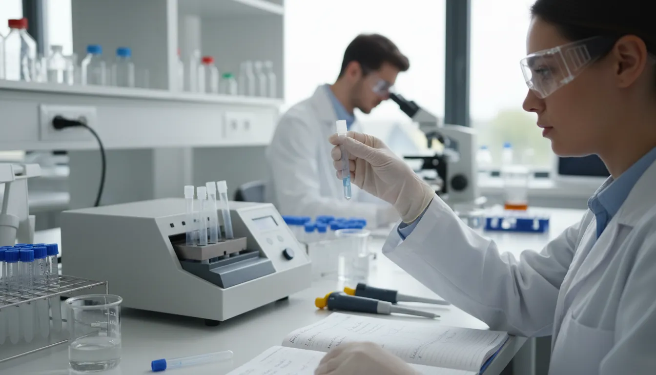 PCR 일러스트: A technique to amplify DNA sequences.