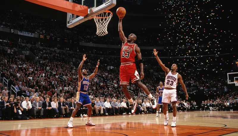 Illustration of MJ: A common abbreviation for Michael Jordan.