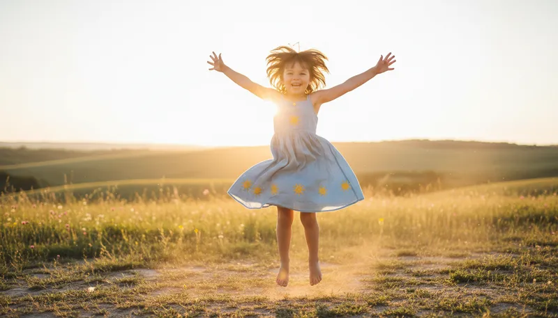 Illustration of alegre: A joyful or happy person.