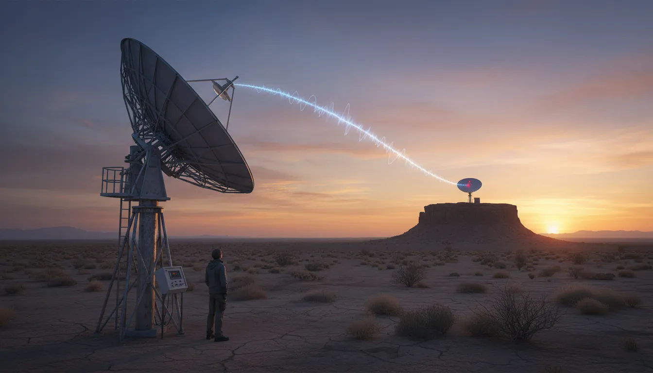 emitter 的插圖：A device that sends out signals.