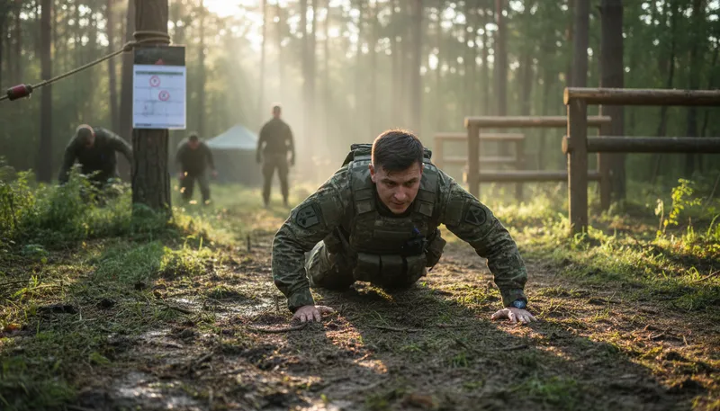 Illustration of reservist: A member of a military reserve force.