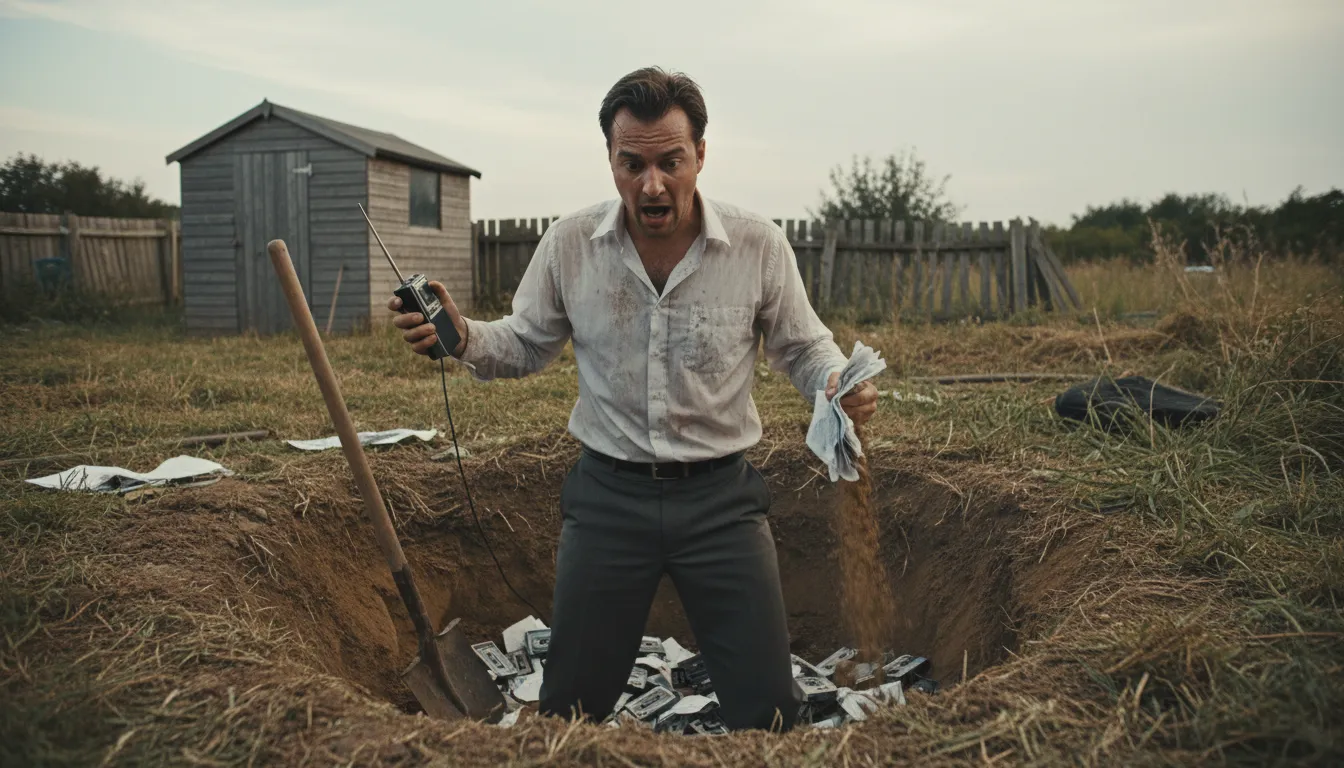 ภาพประกอบของ dig oneself in a hole: To make a situation worse for oneself.