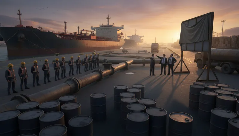 Illustration of embargo: A ban on trade with a country.