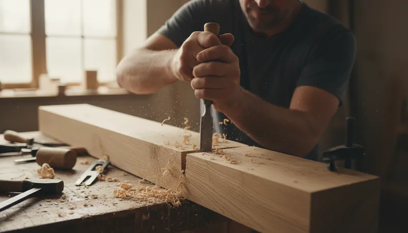 Illustration of gouge: To make a deep cut or hole.
