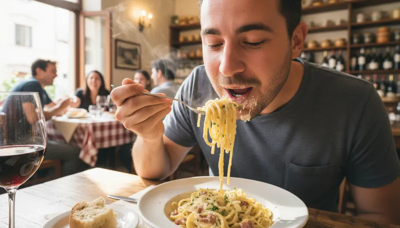 Illustration of mouthful: A quantity of food that fills the mouth.