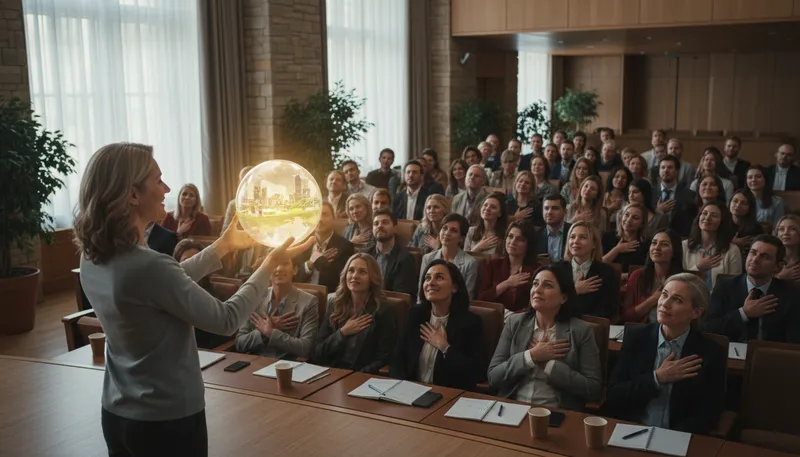Illustration of vision: the ability to see or imagine clearly.