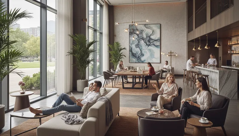 Illustration of westin: A hotel brand known for luxury accommodations.
