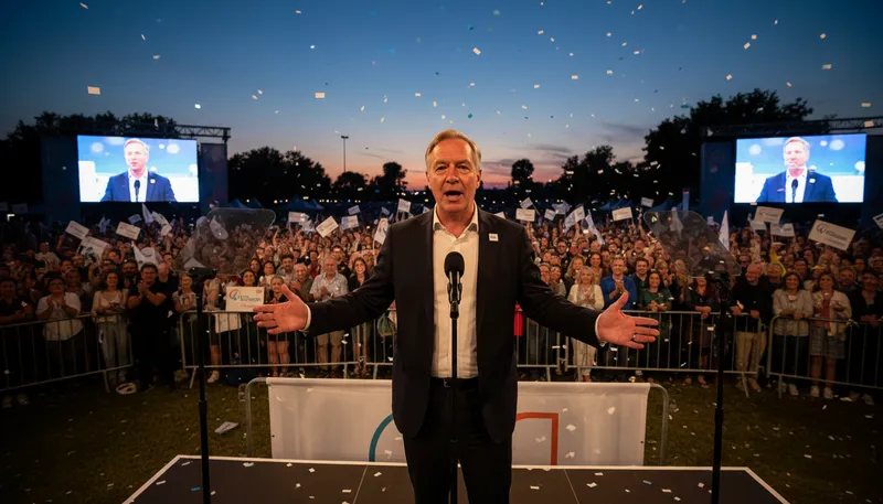 Illustration of farage: A British politician known for Brexit support.