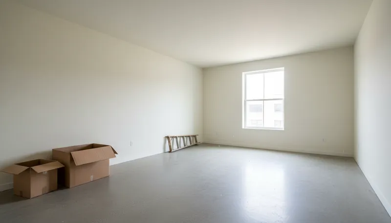 Illustration of bare: minimal; lacking excess or adornment