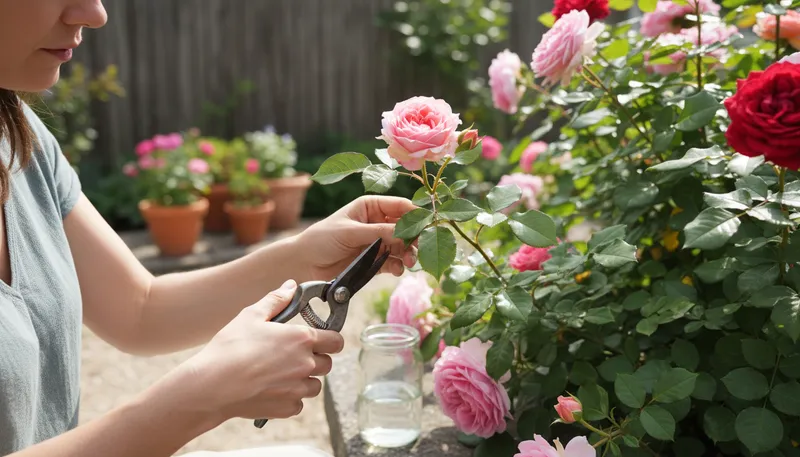 Illustration of cutting: a method to propagate plants