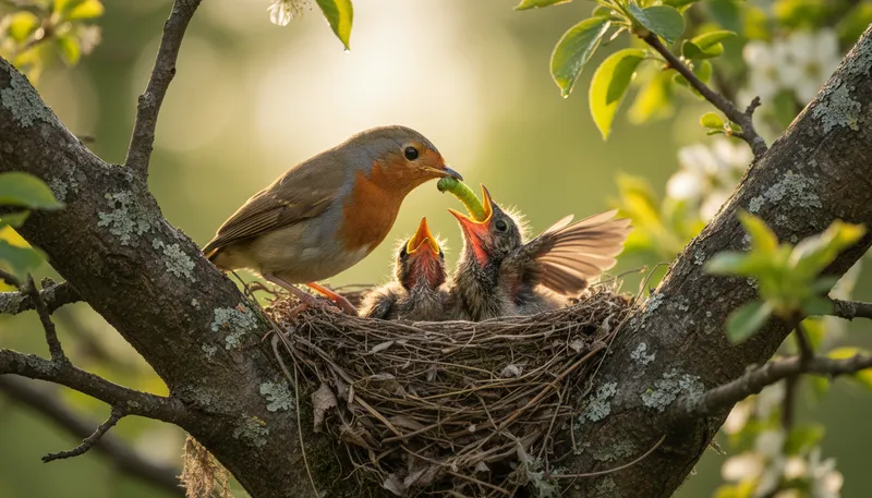 Illustration of offspring: The young born to a person or animal.