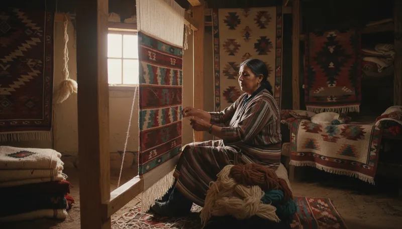 Illustration of navajo: A Native American tribe.