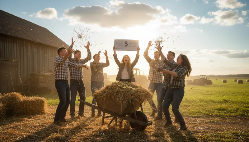 Illustration of that ain't hay: That is significant or valuable.