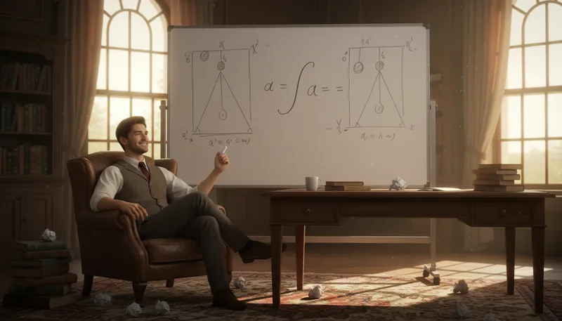 Illustration of lagrange: A term in mathematics and physics.