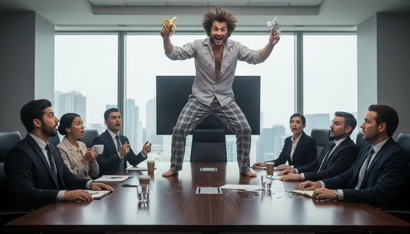 Illustration of unprofessional: not showing proper skills or behavior in work.