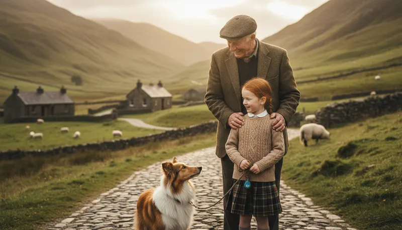 Illustration of lassie: a term of endearment for a girl